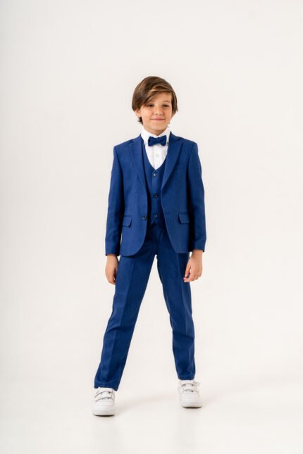 Celetli yelekli takım-siyah