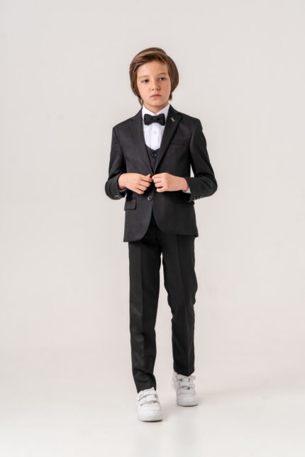Planet 5 Pieces Formal Suit Set-Black